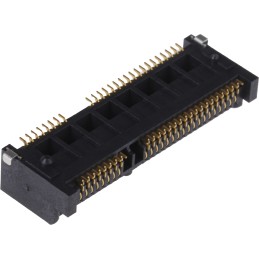 5 pcs - JAE 52 Way Right Angle Mini PCIe, PCI Memory Card Connector With Solder Termination