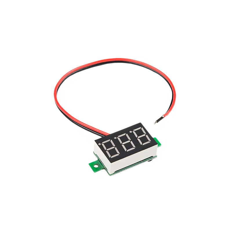 1 pcs : PRT-14313 - VOLTMETER 2.5-30VDC LED CHAS MT