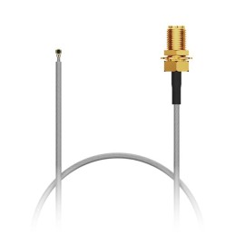 1 pcs : CAB556RF-0200-A-1 - Coaxial IPEX MHF4L to SMA 1.13mm OD Coaxial Cable 7.874' (200.00mm)