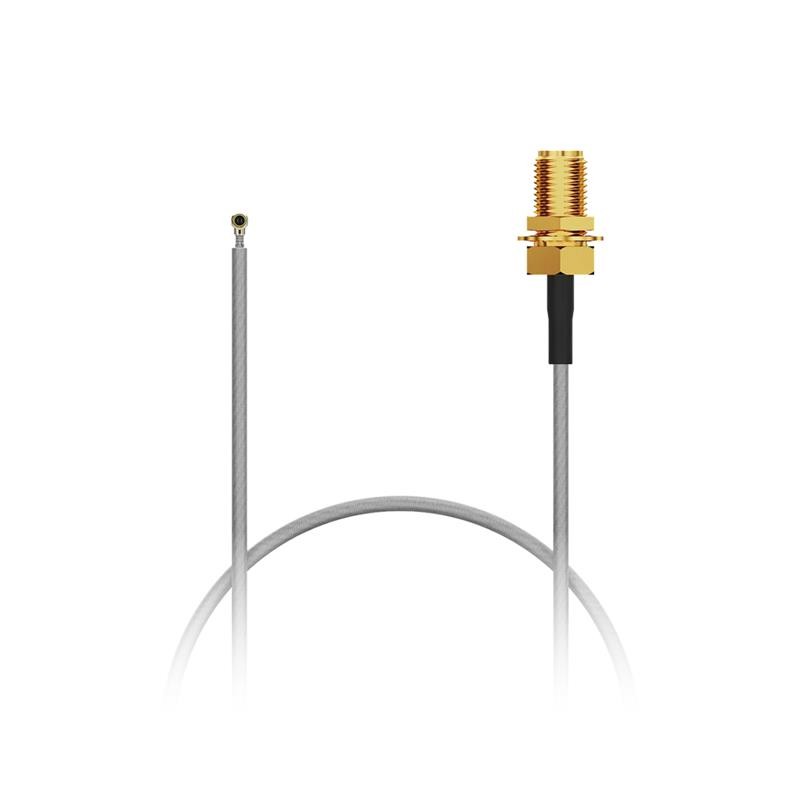 1 pcs : CAB556RF-0200-A-1 - Coaxial IPEX MHF4L to SMA 1.13mm OD Coaxial Cable 7.874' (200.00mm)