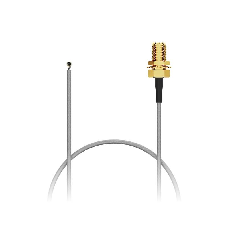 1 pcs : CAB550RF-0200-A-1 - Coaxial RP-SMA to IPEX MHF4L 0.81mm OD Coaxial Cable 7.874' (200.00mm)