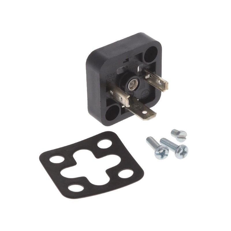 1 pcs : 1210120013 - STD. BASE 2 POLE+EARTH FLAT