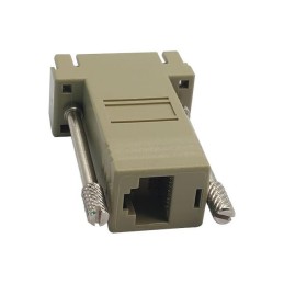 1 pcs : B090-A9M - DB9M RJ45 MODULAR SERIAL ADAPTER