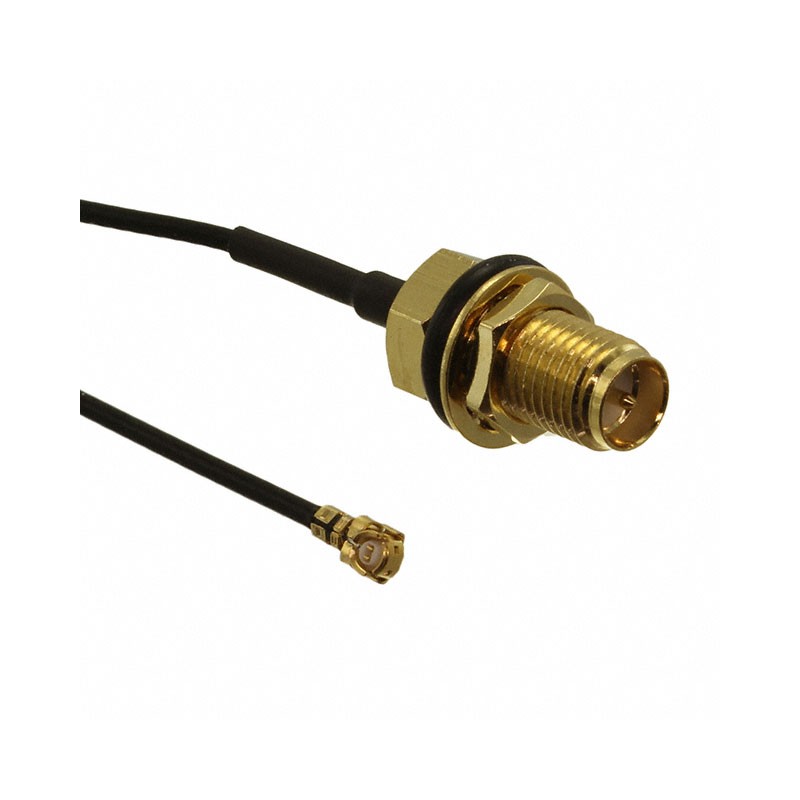 1 pcs : CA-DKCA0-305L1-ALI0-O - Coaxial U.FL (UMCC), IPEX MHF1 to RP-SMA 1.37mm OD Coaxial Cable 12.00' (304.80mm)
