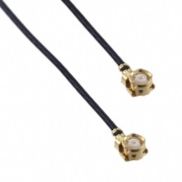 1 pcs : 415-0085-200 - Coaxial U.FL (UMCC) to U.FL (UMCC) 0.81mm OD Coaxial Cable 7.874' (200.00mm)