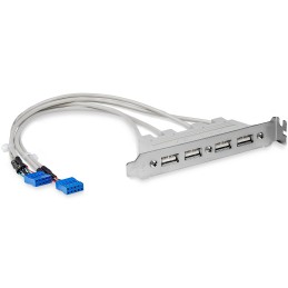 1 pcs : USBPLATE4 - 4 PORT USB SLOT PLATE ADAPTER