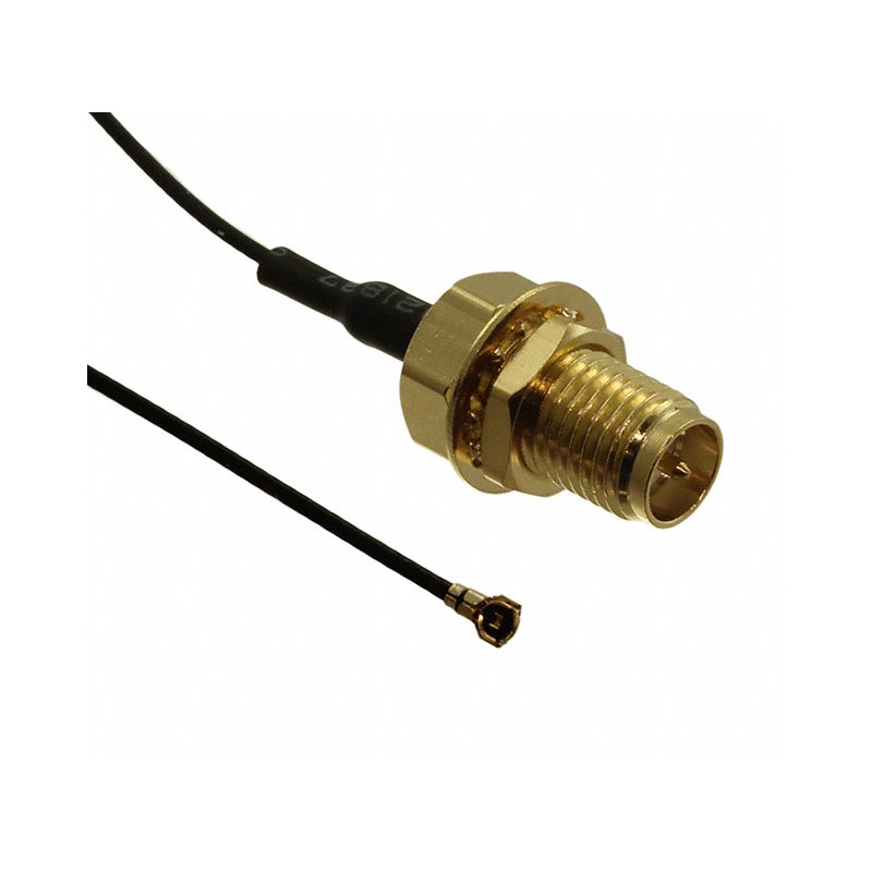 1 pcs : CA-DKCA1-152LQ-ALI5 - Coaxial RP-SMA to IPEX MHF4 0.81mm OD Coaxial Cable 5.984' (152.00mm)