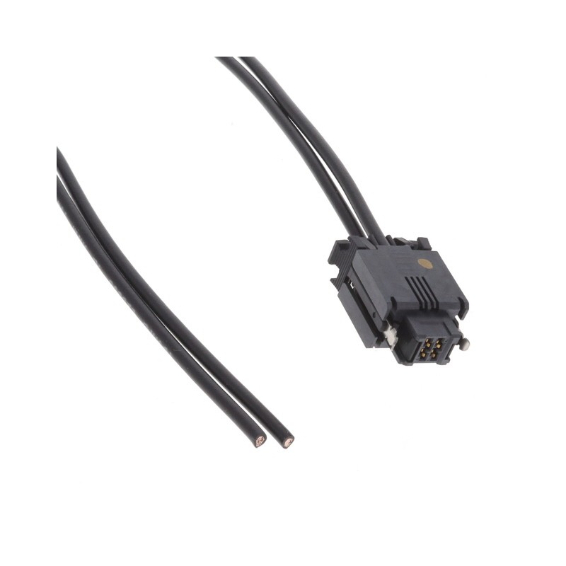 1 pcs : UMPC-02-L-16-M-12.0 - CBL ASSEM MPOWER 2POS 16AWG 12'