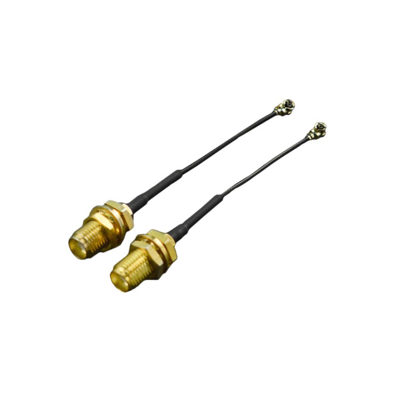 1 pcs : FIT0833 - Coaxial U.FL (UMCC), IPEX MHF1 to SMA 1.13mm OD Coaxial Cable 3.937' (100.00mm)