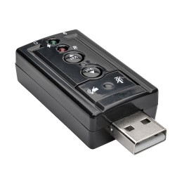 1 pcs : U237-001 - VIRTUAL 7.1-CHANNEL USB EXTERNAL
