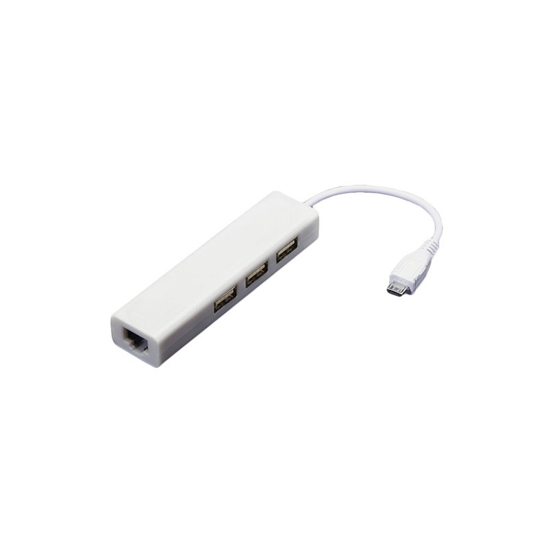 1 pcs : 2992 - OTG MICRO-USB AND ETHERNET HUB