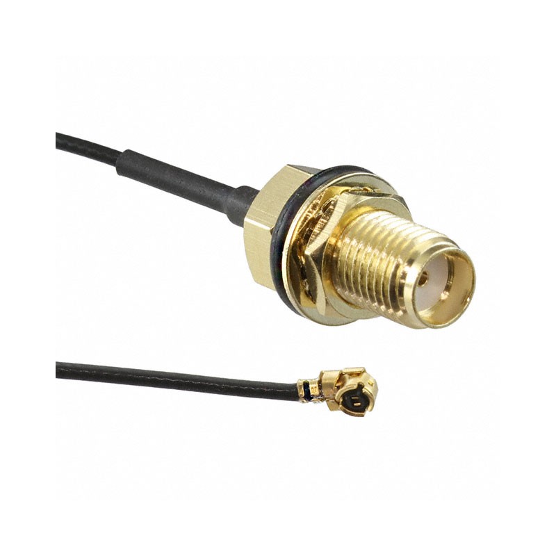 1 pcs : CA-DKCA0-305L0-AJI0-O - Coaxial U.FL (UMCC), IPEX MHF1 to SMA 1.13mm OD Coaxial Cable 12.00' (304.80mm)