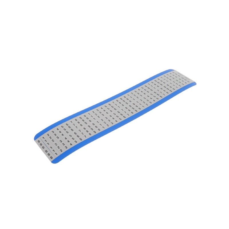 1 pcs : PCM-0-9 - WIRE MARKR CARD 6.4MMX38.1MM WHT