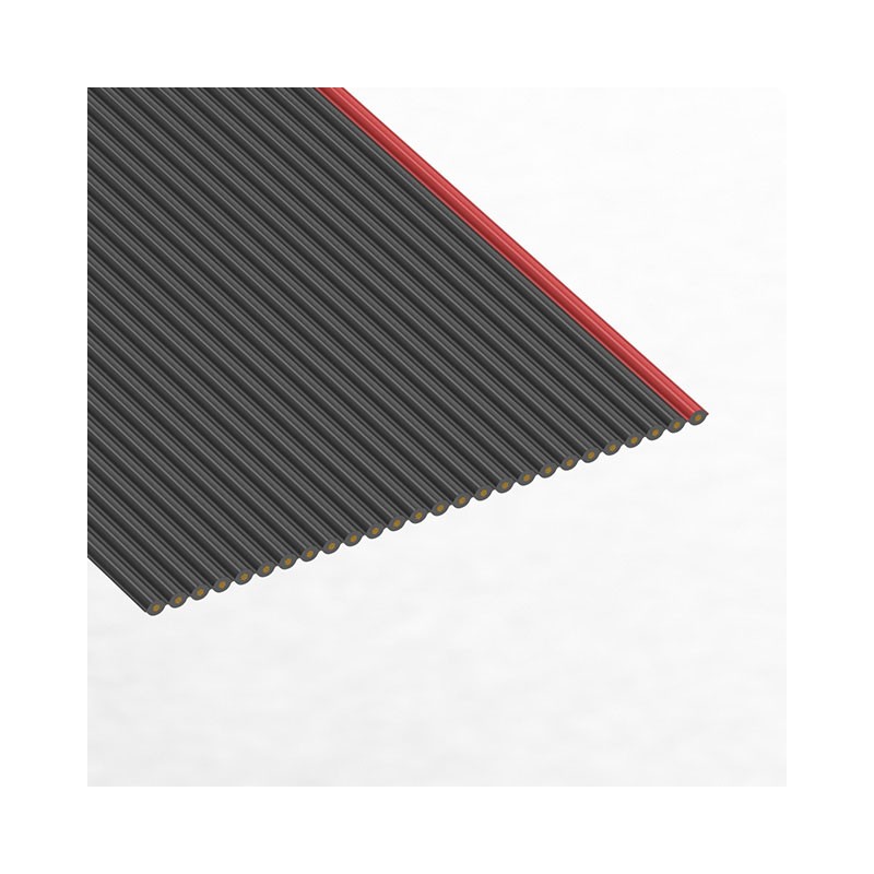 1 pcs : 3319/26 300 - CBL RIBN 26COND 0.05 BLACK FOOT