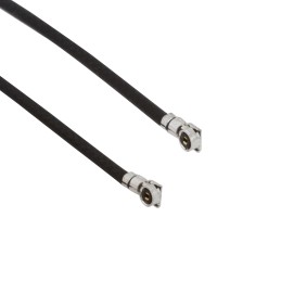 1 pcs : U-1PU-113-035B2 - Coaxial AMC4 to AMC4 1.13mm OD Coaxial Cable 1.378' (35.00mm)
