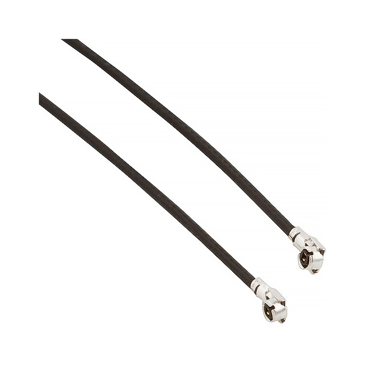 1 pcs : A-2PA-081-050B2 - Coaxial AMMC to AMMC 0.81mm OD Coaxial Cable 1.969' (50.00mm)