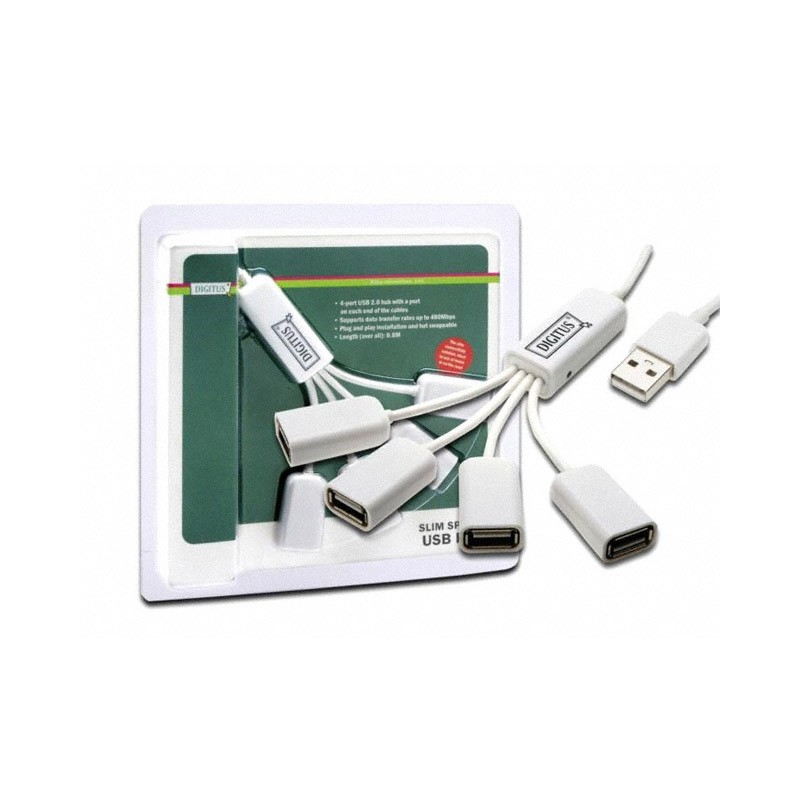 1 pcs : DA-70216 - USB HUB 2.0 4-PORT MINI-HUB
