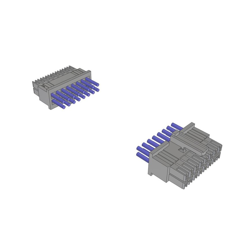 1 pcs : MMSD-08-24C-L-18.00-D-K-LDX - CONNECTOR