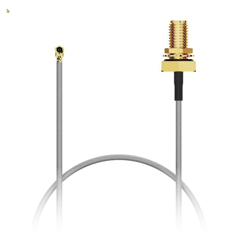 1 pcs : CAB602RF-0200-A-1 - Coaxial IPEX MHF1 to SMA 1.13mm OD Coaxial Cable 7.874' (200.00mm)