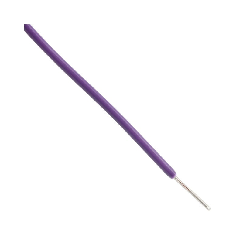 100 pcs : 2200/22SVI-100 - HOOK-UP SOLID 22AWG VIO