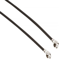 1 pcs : A-2PA-081-01KB2 - Coaxial AMMC to AMMC 0.81mm OD Coaxial Cable 39.4' (1.0m) 3.3'