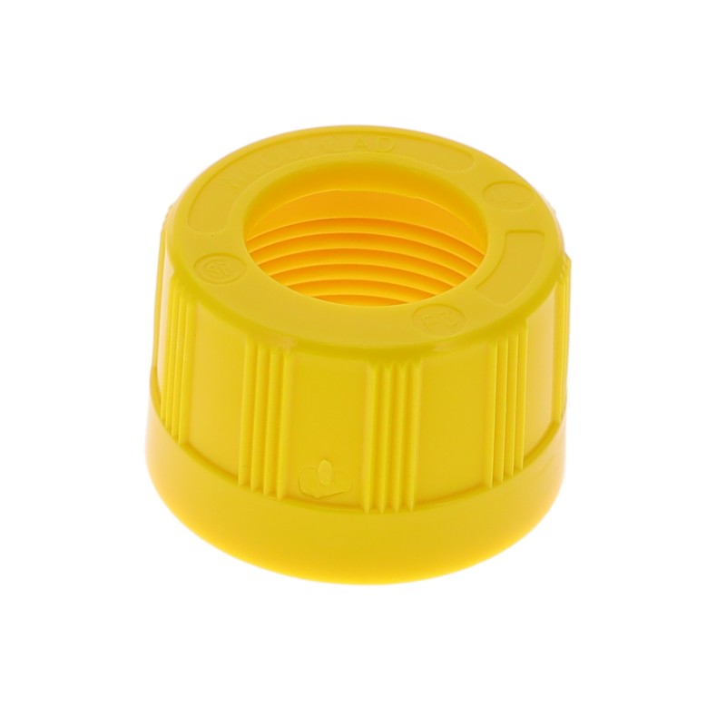 1 pcs : 1302030432 - COMPRESSION NUT- YELLOW