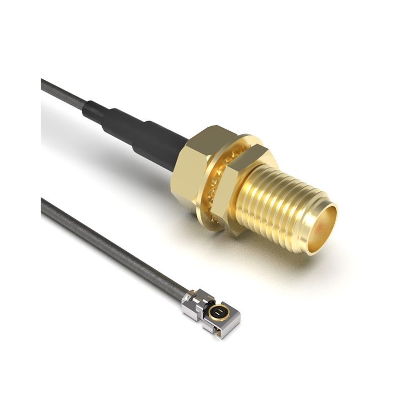 1 pcs : CAB423RF-0200-A-1 - Coaxial SMA to IPEX MHF4L LK 1.37mm OD Coaxial Cable 7.874' (200.00mm)