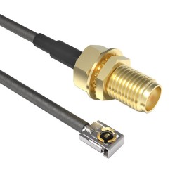 1 pcs : CABLE 320 RF-200-A-1 - Coaxial IPEX MHF1 LK to SMA 1.37mm OD Coaxial Cable 7.874' (200.00mm)
