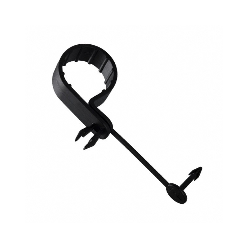 1 pcs : PC100-H25D-C0 - CBL CLAMP P-TYPE BLACK PUSH IN