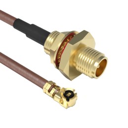 1 pcs : CABLE 197 RF-050-A-4 - Coaxial IPEX MHF1 to RP-SMA RG-178 1.969' (50.00mm)