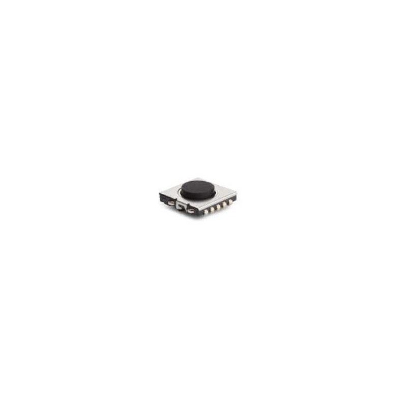 5 pcs - IP67 Black Round Tactile Switch, SPST 50 mA 1mm Surface Mount