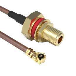 1 pcs : CABLE 161 RF-100-A-1 - Coaxial IPEX MHF1 to SMA RG-178 3.937' (100.00mm)