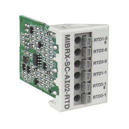 1 pcs : MIBRX-SC-AI02-RTD - MIBRX SLOT CARD - 2 ANALOG INPUT