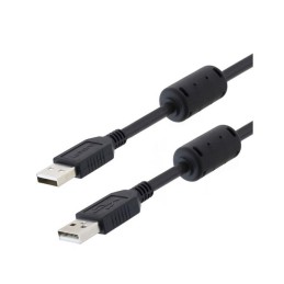 1 pcs : U2A00015-03M - USB 2.0 A MALE TO A MALE W/FERRI