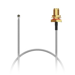 1 pcs : CABLE 288 RF-100-A-1 - Coaxial RP-SMA to U.FL (UMCC) 1.37mm OD Coaxial Cable 3.937' (100.00mm)