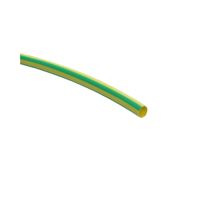 1 pcs : HSTT19-48-Q45 - HEATSHRINK 3/16' X 4' GREEN/YLW