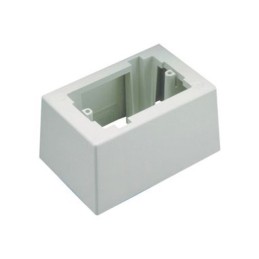 1 pcs : JB1DEI-A - JUNCTION BOX 1 GANG ADH IVORY