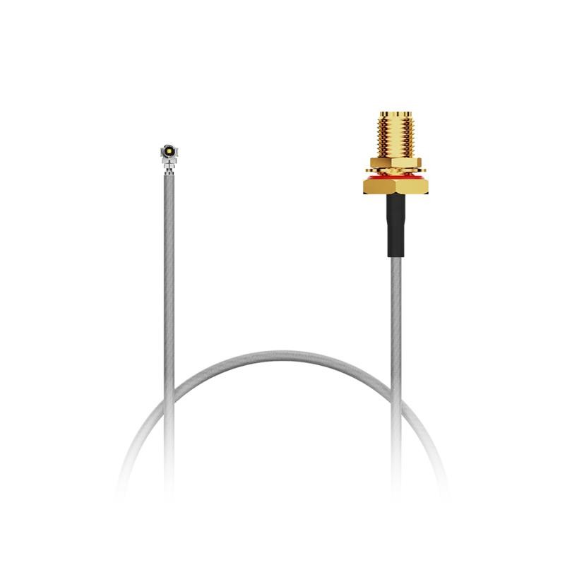 1 pcs : CABLE 184 RF-200-A-2 - Coaxial U.FL (UMCC) to SMA 1.13mm OD Coaxial Cable 7.874' (200.00mm)