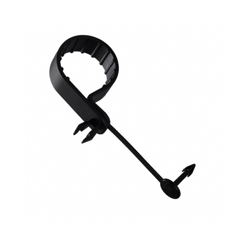 1 pcs : PC112-H25D-C0 - CBL CLAMP P-TYPE BLACK PUSH IN