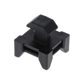 1 pcs : 40181271 - CABLE TIE HLDR DUAL PUSH MNT BLK