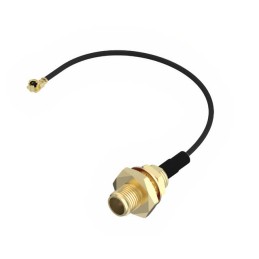 1 pcs : CAB458RF-0100-A-1 - Coaxial IPEX MHF1 to SMA 1.37mm OD Coaxial Cable 3.937' (100.00mm)