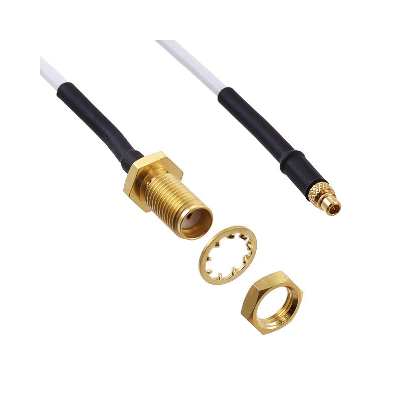 1 pcs : 415-0070-006 - Coaxial SMA to MMCX RG-178 6.000' (152.40mm)