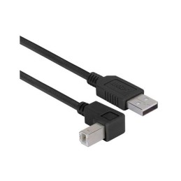 1 pcs : CAABLK-90DB-03M - CA USB STR A/90DB B BLK 0.3M