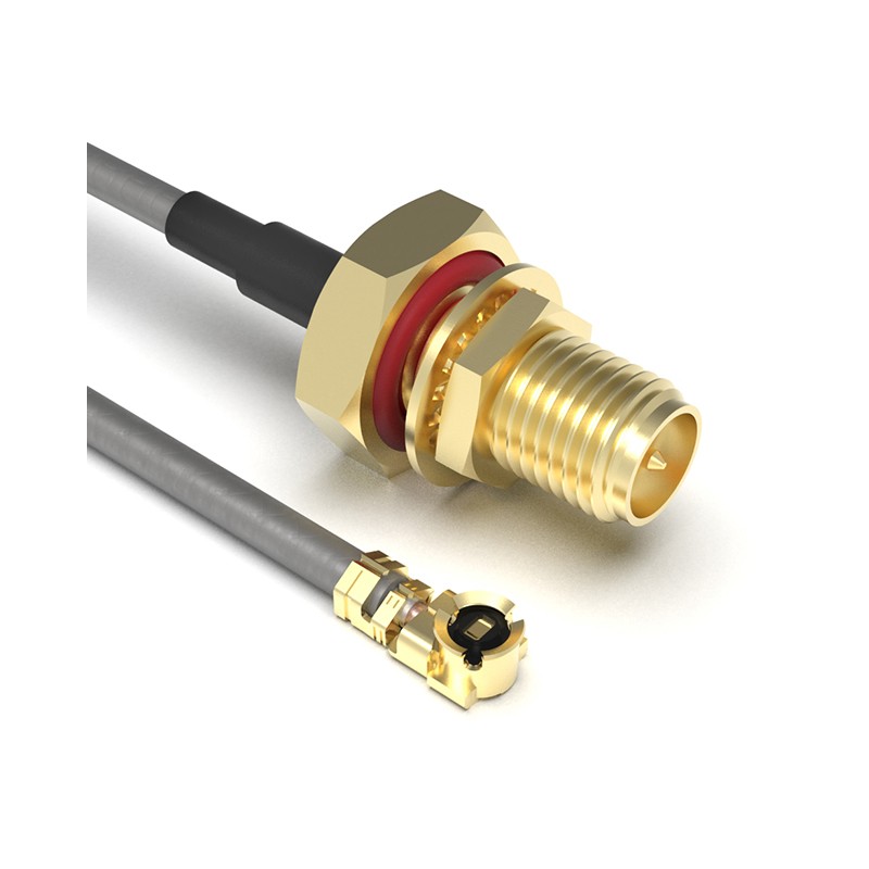 1 pcs : CABLE 379 RF-150-A-1 - Coaxial IPEX MHF1 to SMA 1.13mm OD Coaxial Cable 5.906' (150.00mm)