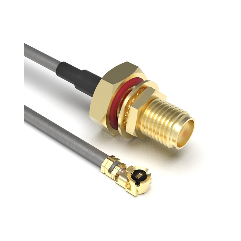 1 pcs : CABLE 375 RF-150-A-2 - Coaxial IPEX MHF1 to SMA 1.13mm OD Coaxial Cable 5.906' (150.00mm)