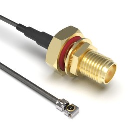 1 pcs : CAB417RF-0150-A-1 - Coaxial SMA to IPEX MHF4L LK 1.37mm OD Coaxial Cable 5.906' (150.00mm)