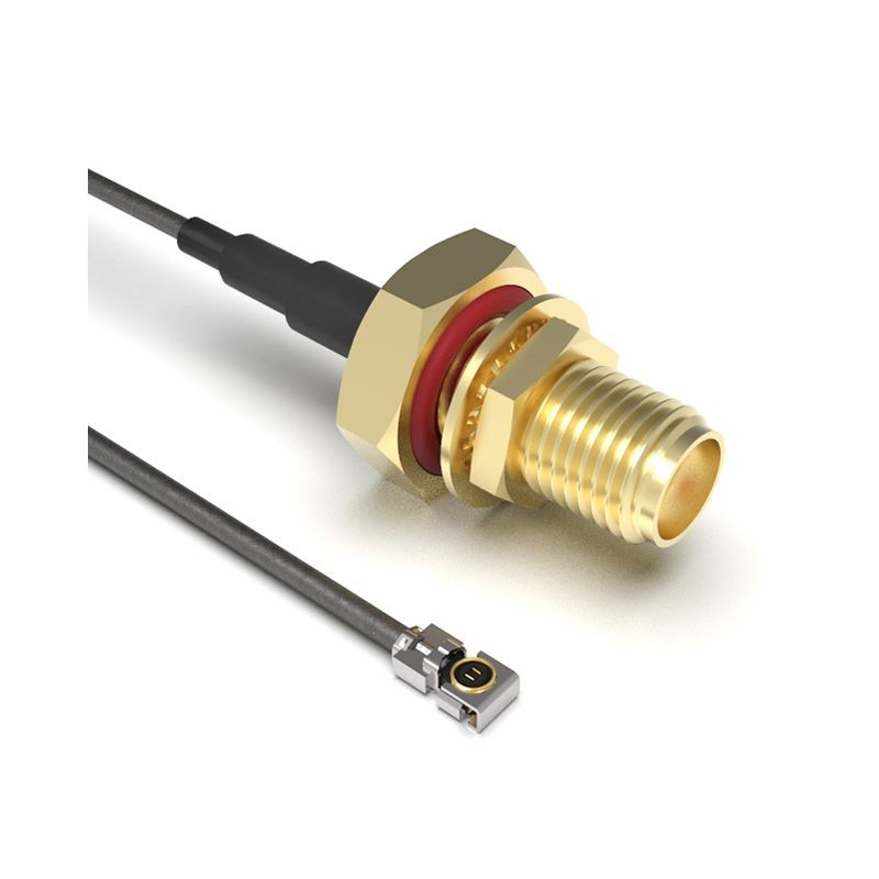 1 pcs : CAB417RF-0150-A-1 - Coaxial SMA to IPEX MHF4L LK 1.37mm OD Coaxial Cable 5.906' (150.00mm)