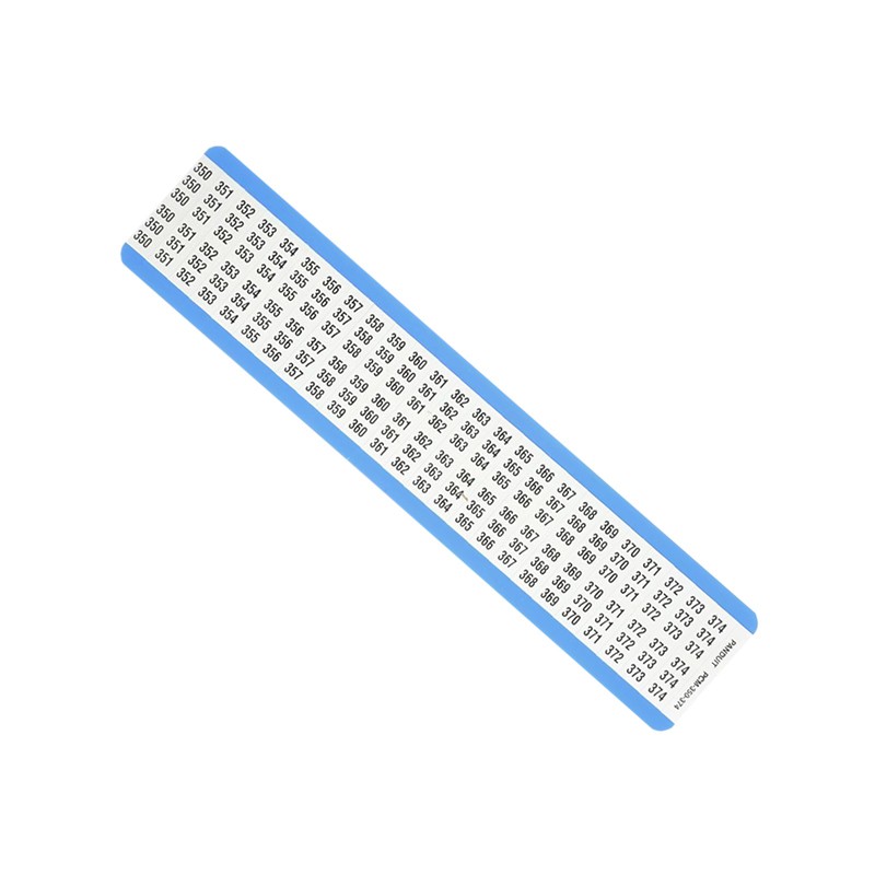 1 pcs : PCM-37 - WIRE MARKR CARD 6.4MMX38.1MM WHT