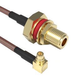 1 pcs : CABLE 196 RF-0100-A-1 - Coaxial SMA to MMCX RG-178 3.937' (100.00mm)