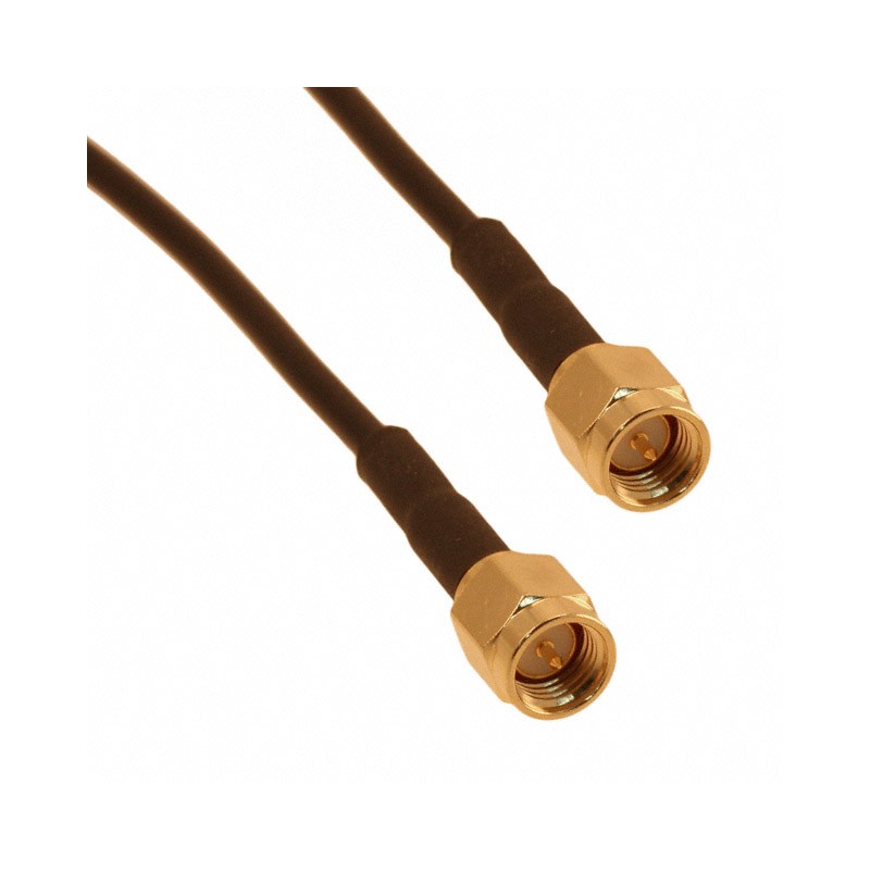 1 pcs : CCSMA-MM-RG174-18 - Coaxial SMA to SMA RG-174 18.00' (457.20mm)